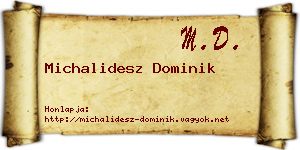 Michalidesz Dominik névjegykártya